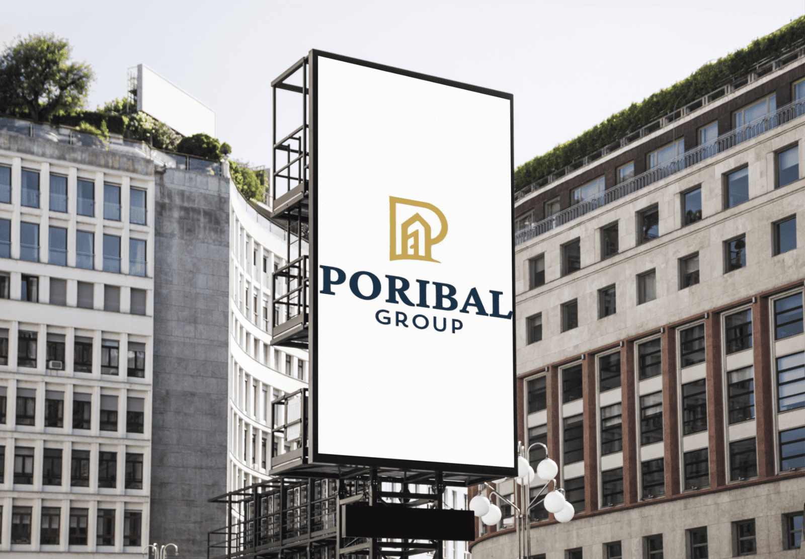 logo poribal group affiche géant
